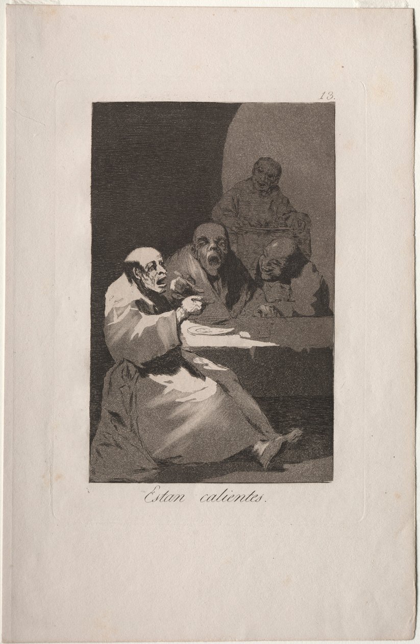 Caprichos : Ils sont chauds - Francisco de Goya