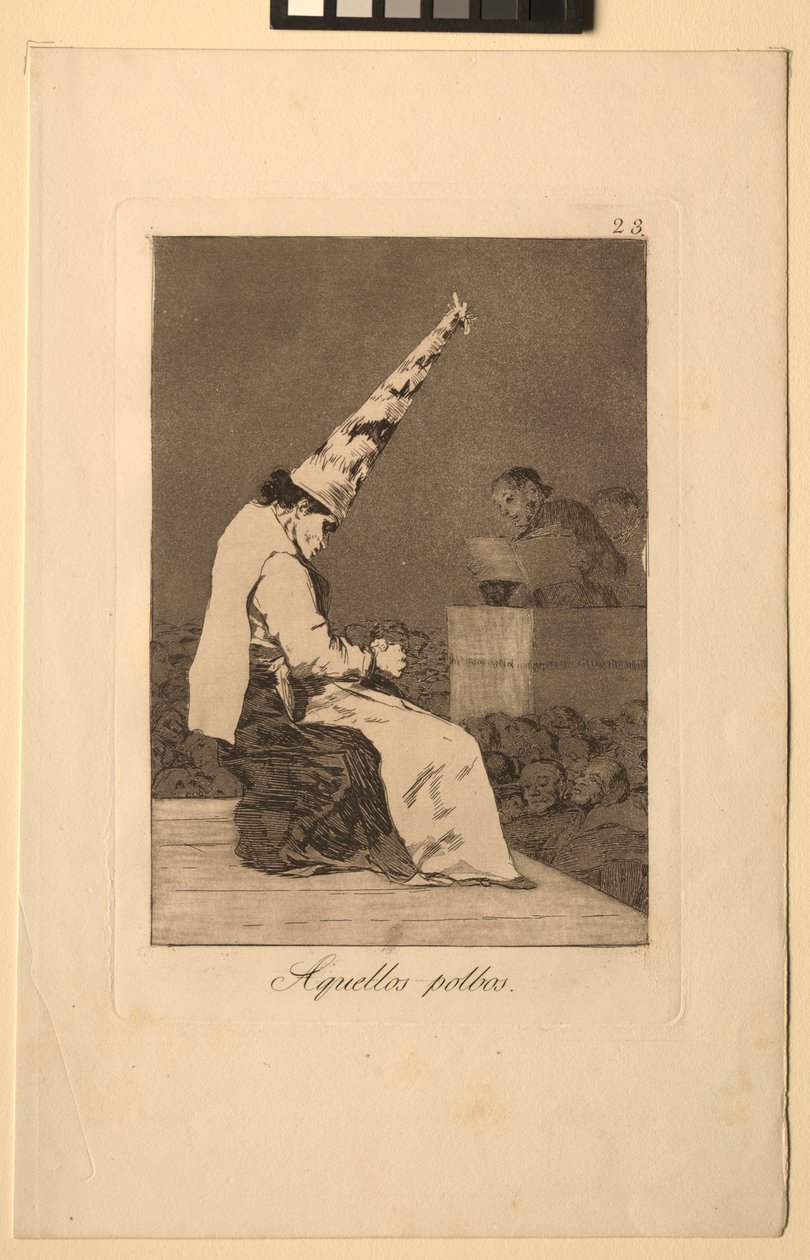 Caprichos: Ces grains de poussière - Francisco de Goya