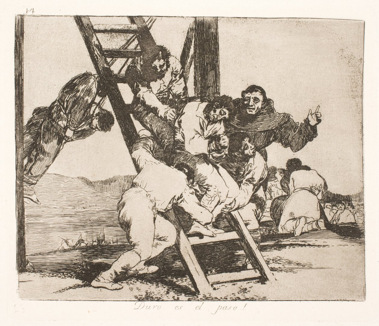 La marche lourde (14) - Francisco de Goya