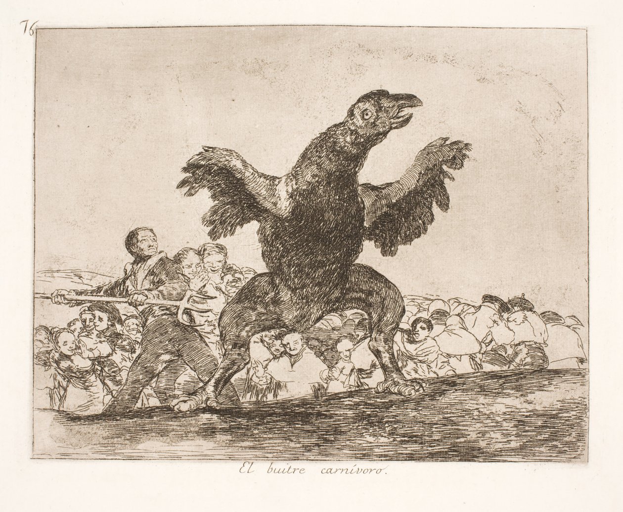 Le Vautour (76) - Francisco de Goya