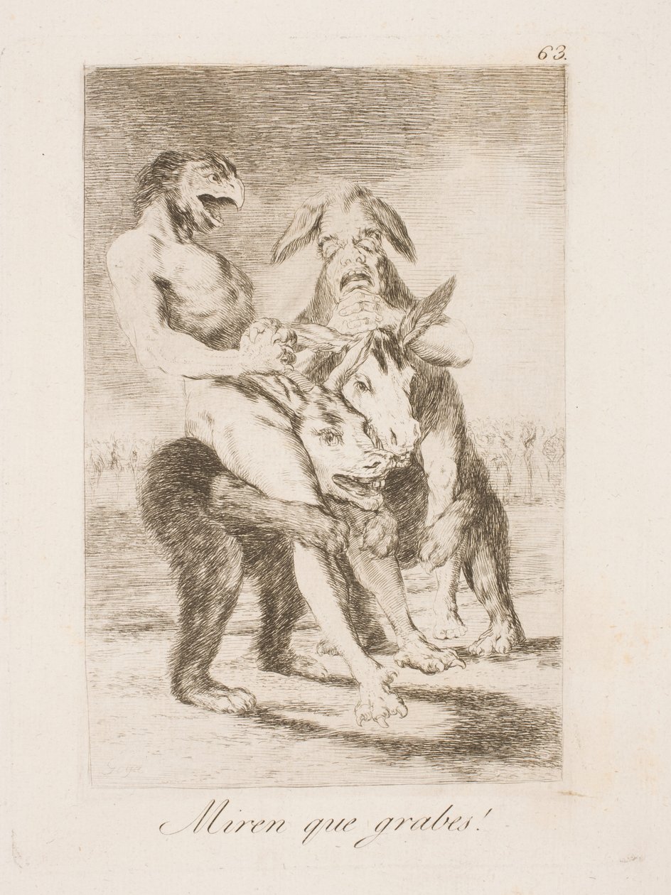 Quelle Gravité - Francisco de Goya