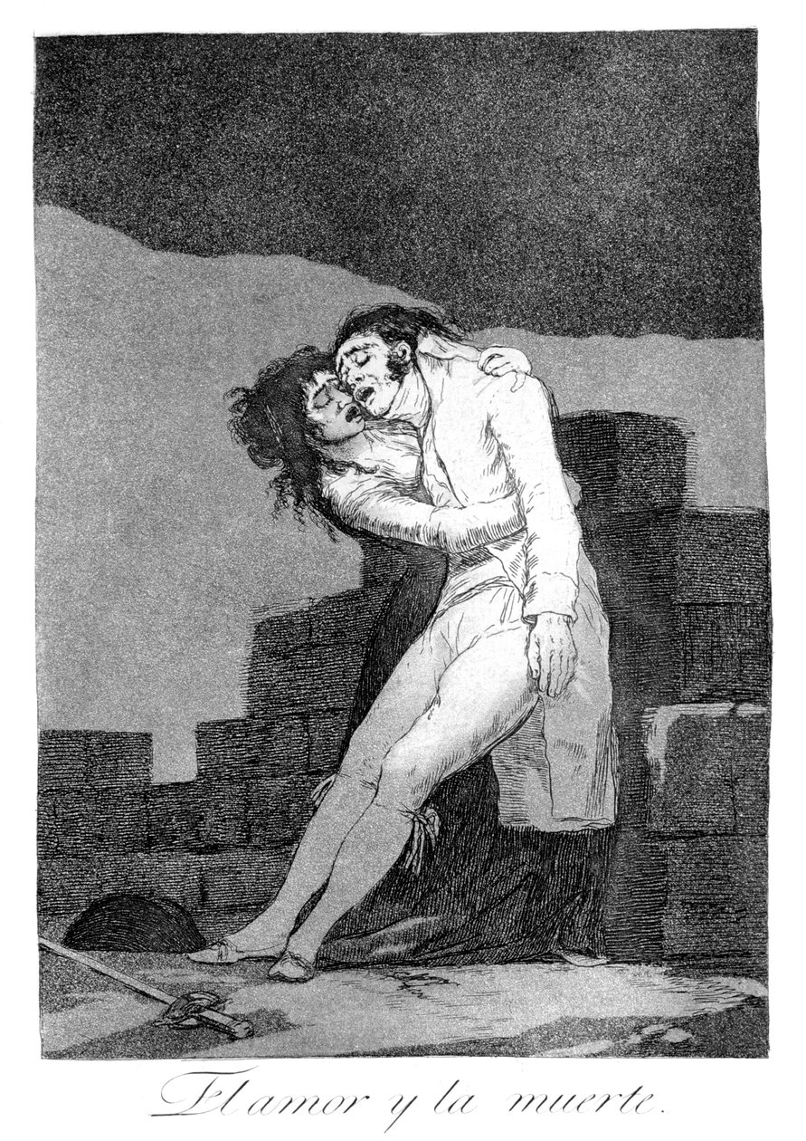 Amour et mort, 1799 - Francisco de Goya