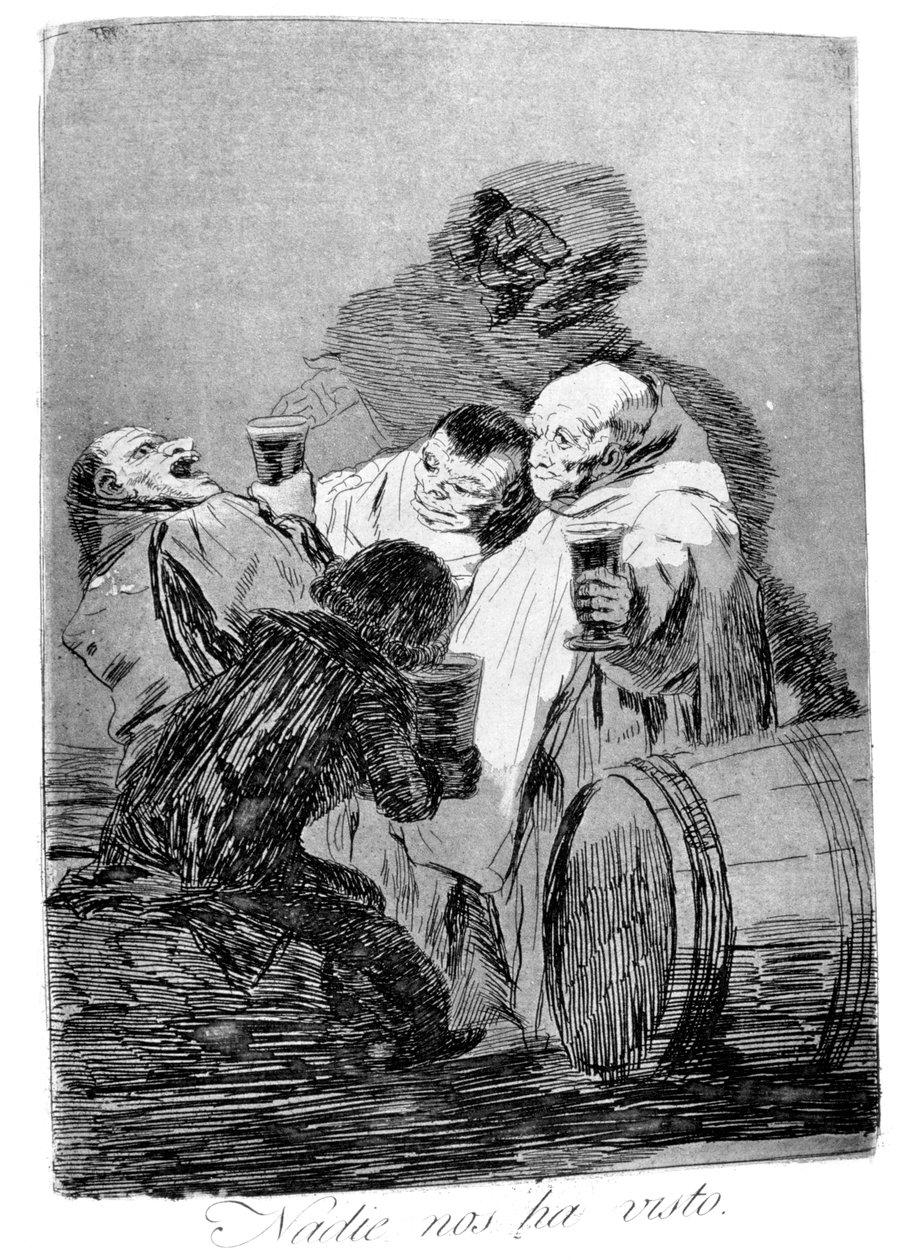 Personne ne nous a vus, 1799 - Francisco de Goya