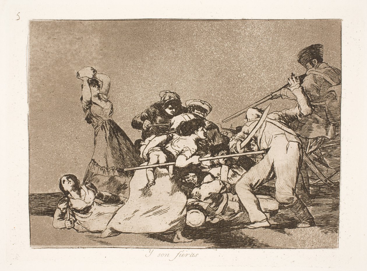 Et ils sont comme des furies (5) - Francisco de Goya