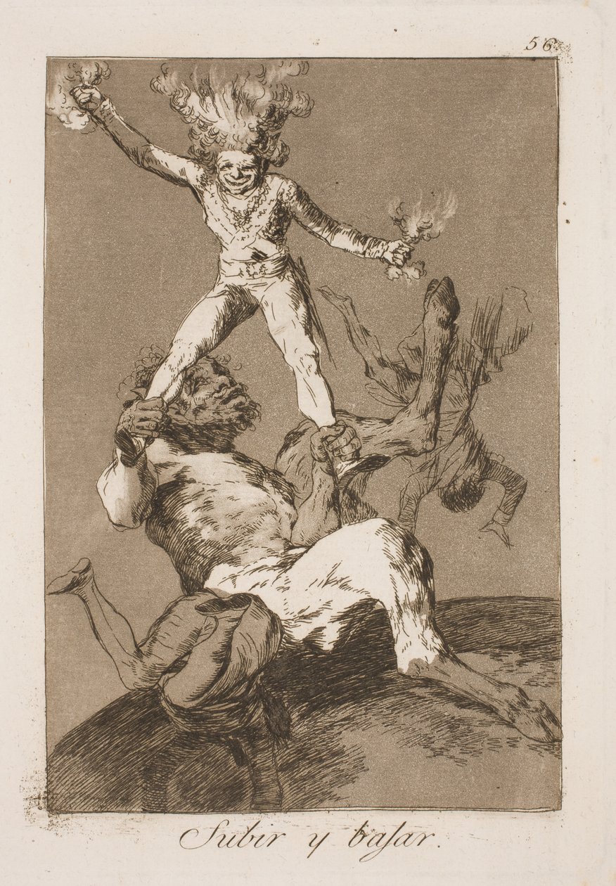 Haut et bas - Francisco de Goya
