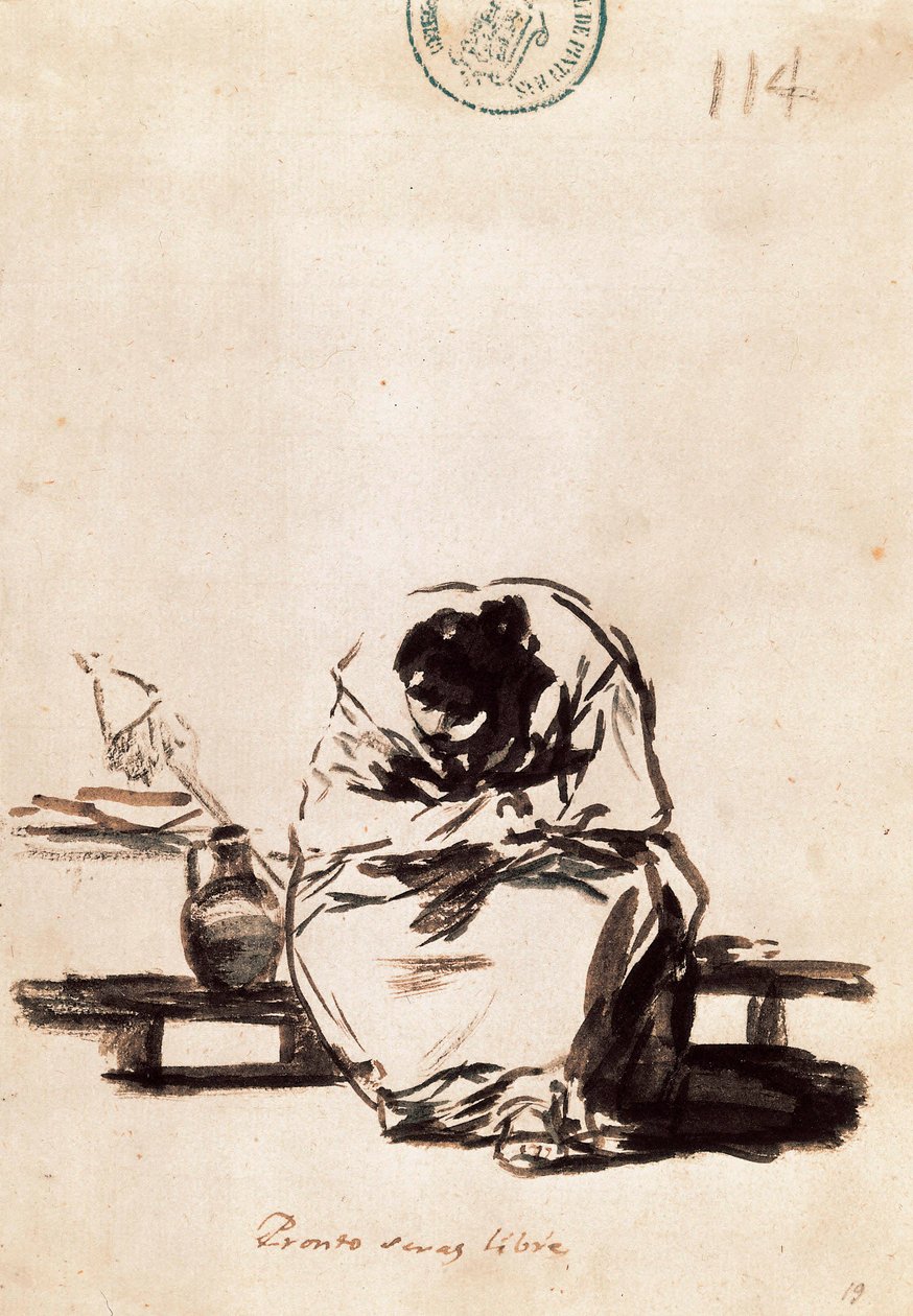 Bientôt tu seras libre - Francisco de Goya