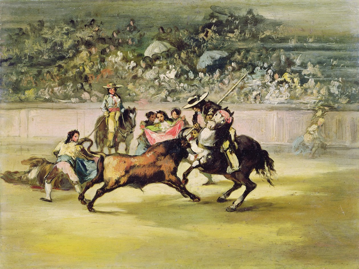 Le courageux Randon combattant un taureau - Francisco de Goya