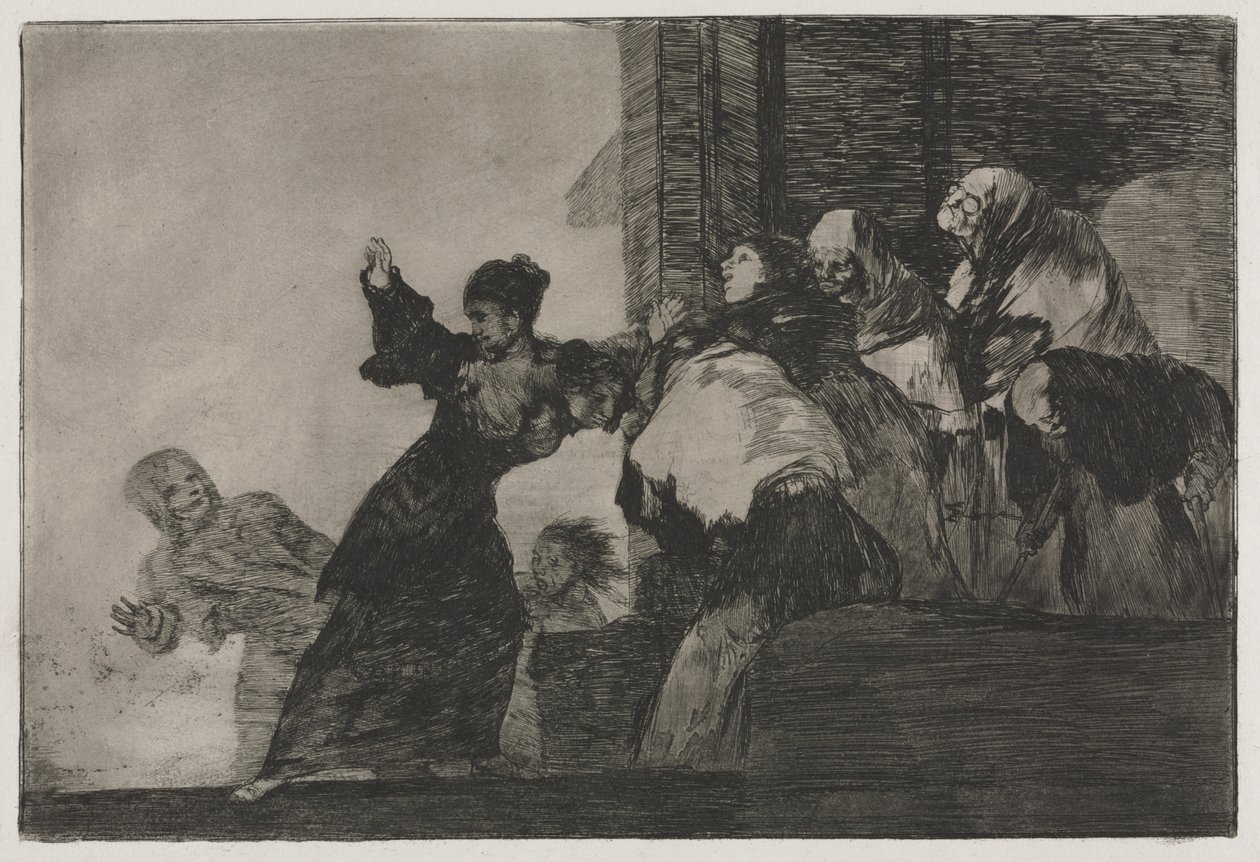 Les Proverbes : Pauvre folie - Francisco de Goya