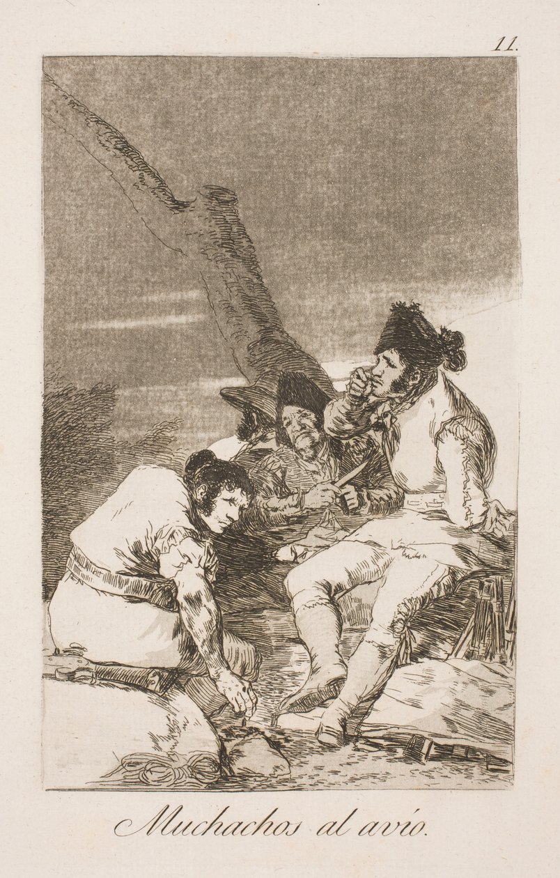 Au travail les garçons - Francisco de Goya