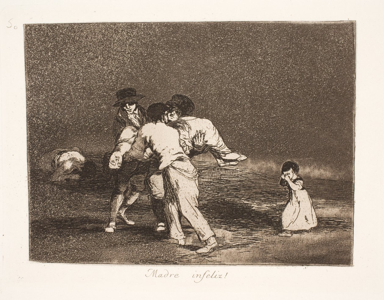 Ulykkelige moder (50) - Francisco de Goya