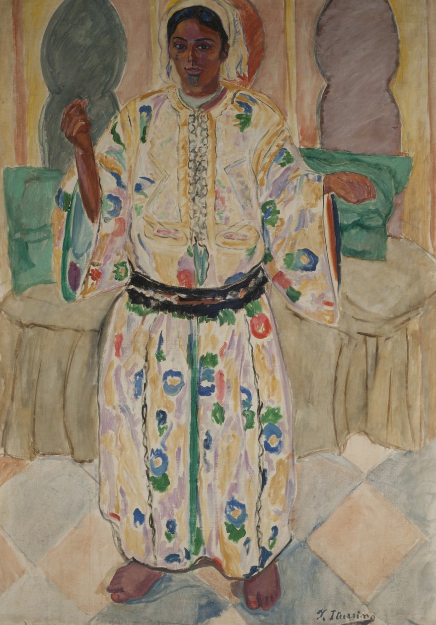 La femme habite - Francisco de Iturrino