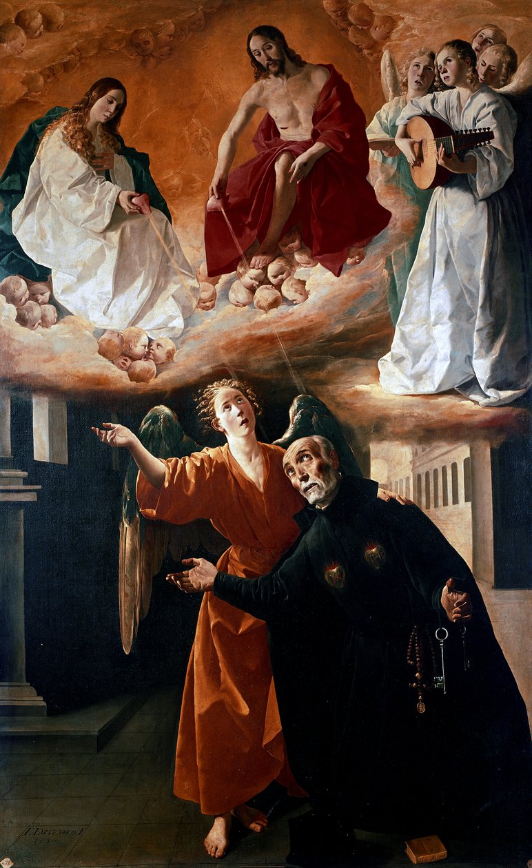 La vision du bienheureux Alonso Rodriguez - Francisco de Zurbaran