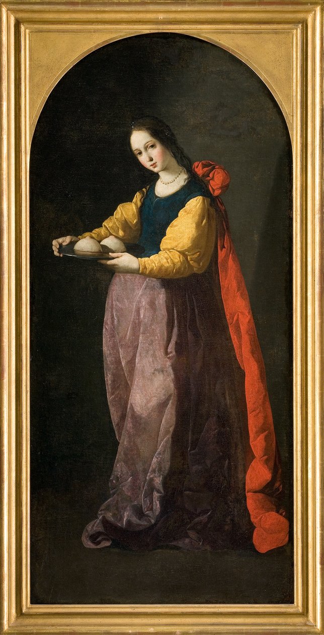 Sainte Agathe - Francisco de Zurbaran