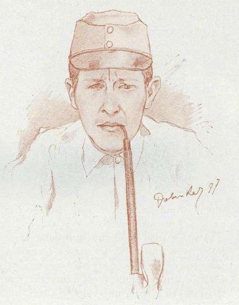Soldat avec une pipe - Francisek Dobnikar