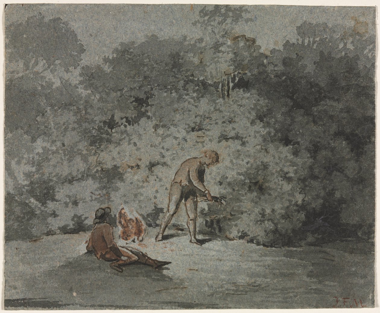 Ramasseur de brindilles, troisième quart du XVIIe siècle - Francisque Millet