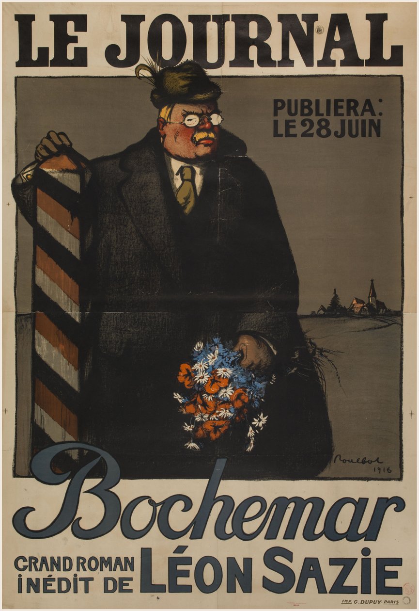 Bochemar - affiche de Poulbot - Francisque Poulbot