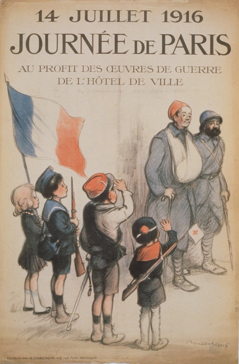 Journée de Paris. 14 Juillet 1916, 1916 - Francisque Poulbot