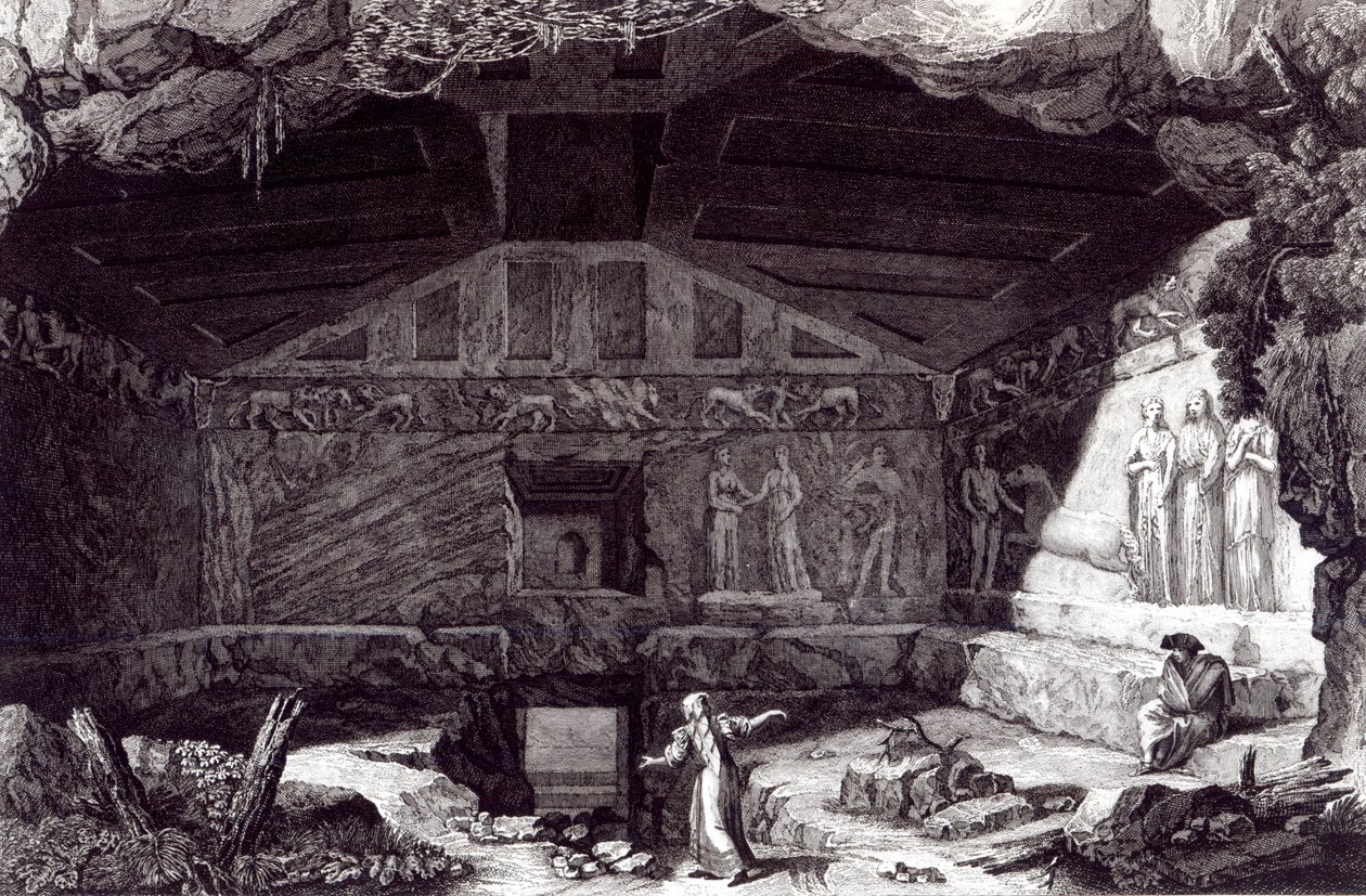 Tombe étrusque, vers 1780 - Franciszek Smuglewicz