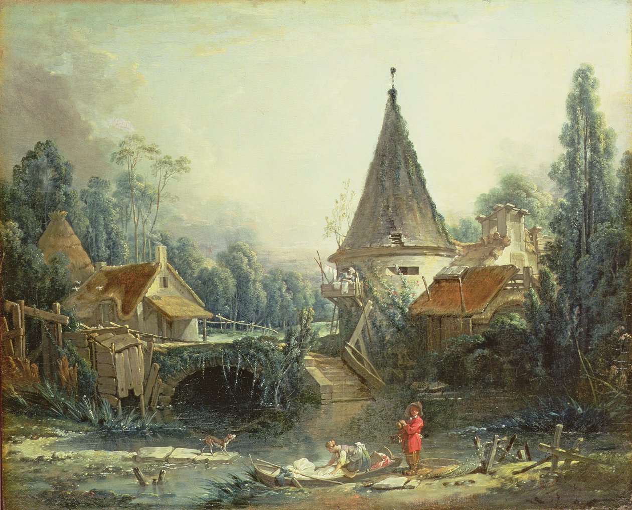 Paysage près de Beauvais, début des années 1740 - François Boucher