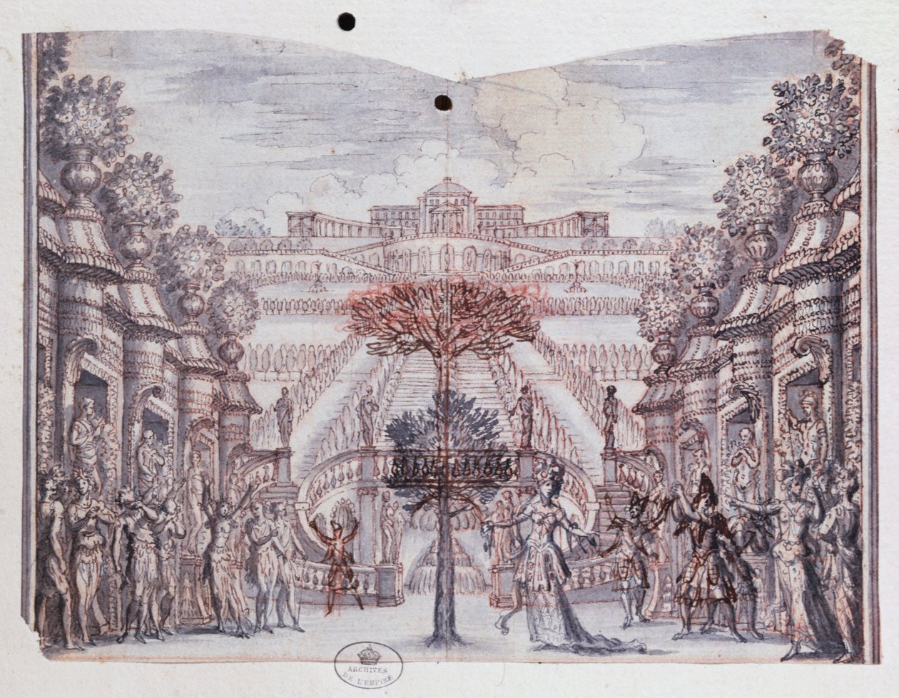 Décor de scène pour 
