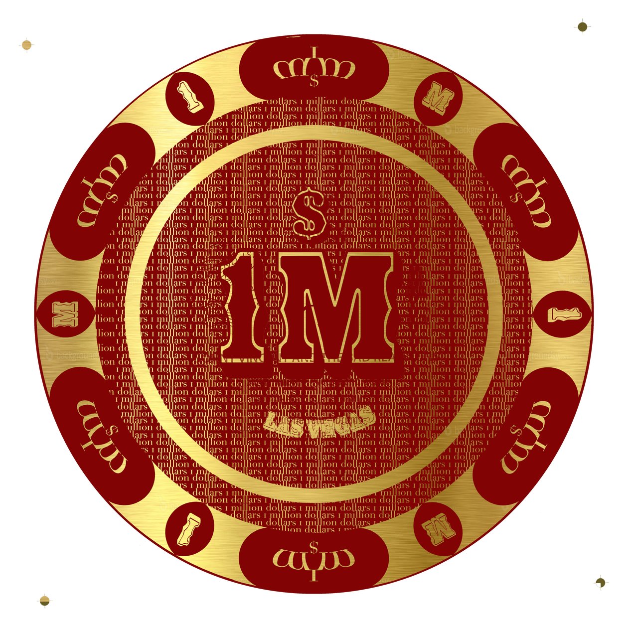 Jeton de Poker 1M, 2015, numérique - Francois Domain