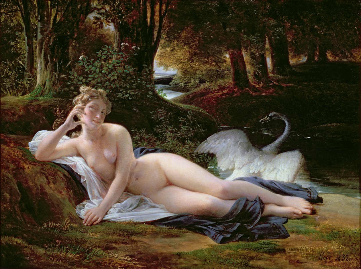 Léda et le cygne, 1832 - Francois Edouard Picot