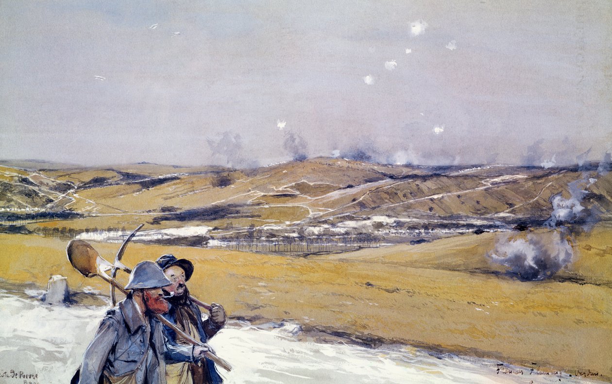 Verdun, 1916 - Francois Flameng