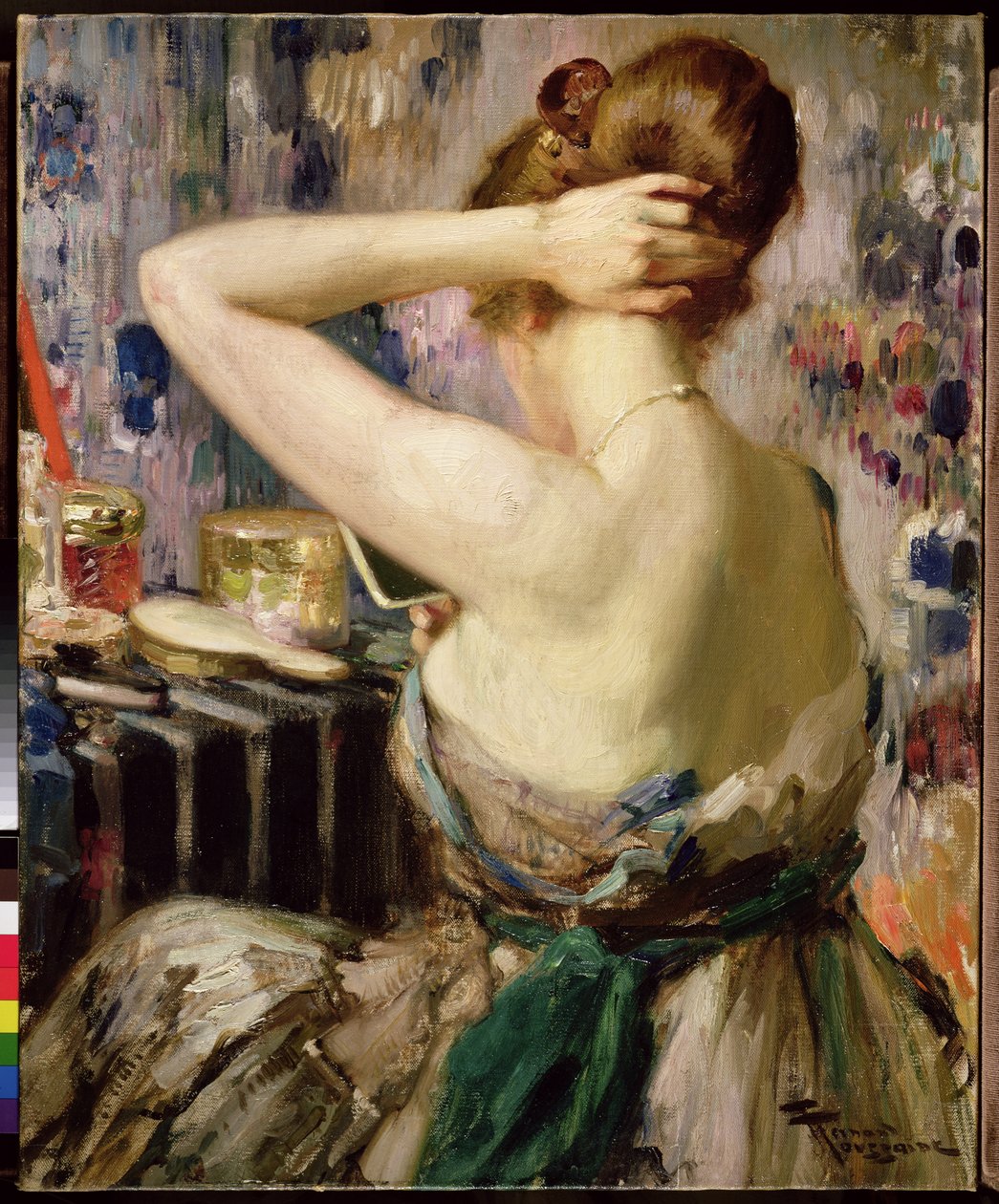 Femme à sa toilette