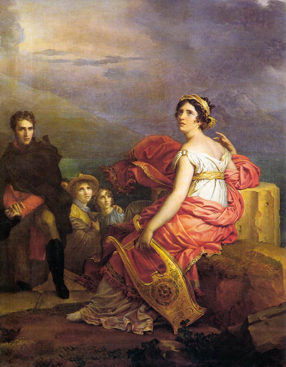 Corinne au Cap Misène - Baron François Pascal Simon Gérard