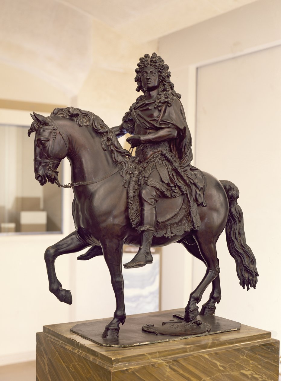 Statue équestre de Louis XIV en costume romain, 1699 - Francois Girardon