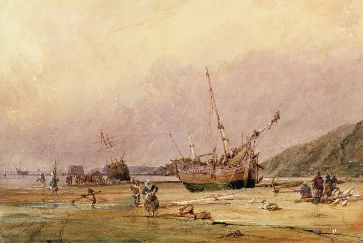 Calais Sands, 1831 - Francois Louis Thomas Francia