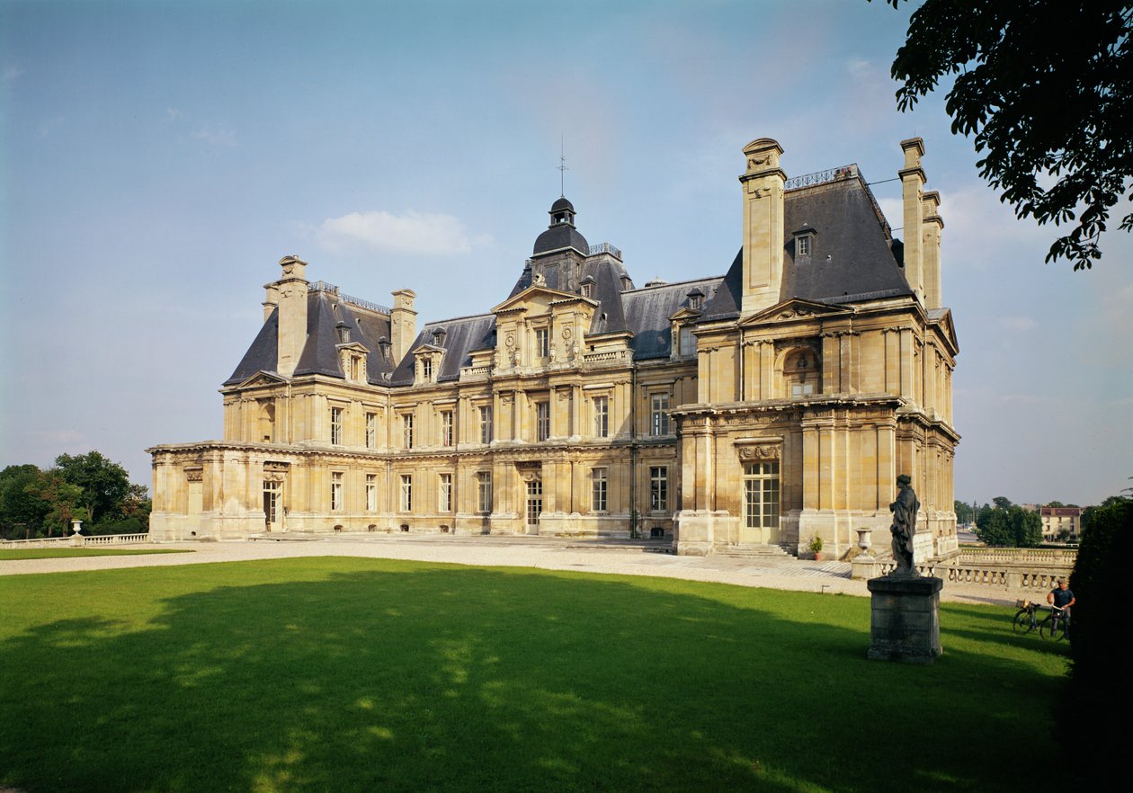 Vue de la façade ouest du Château de Maisons-Laffitte, construit entre 1642-51 - Francois Mansart