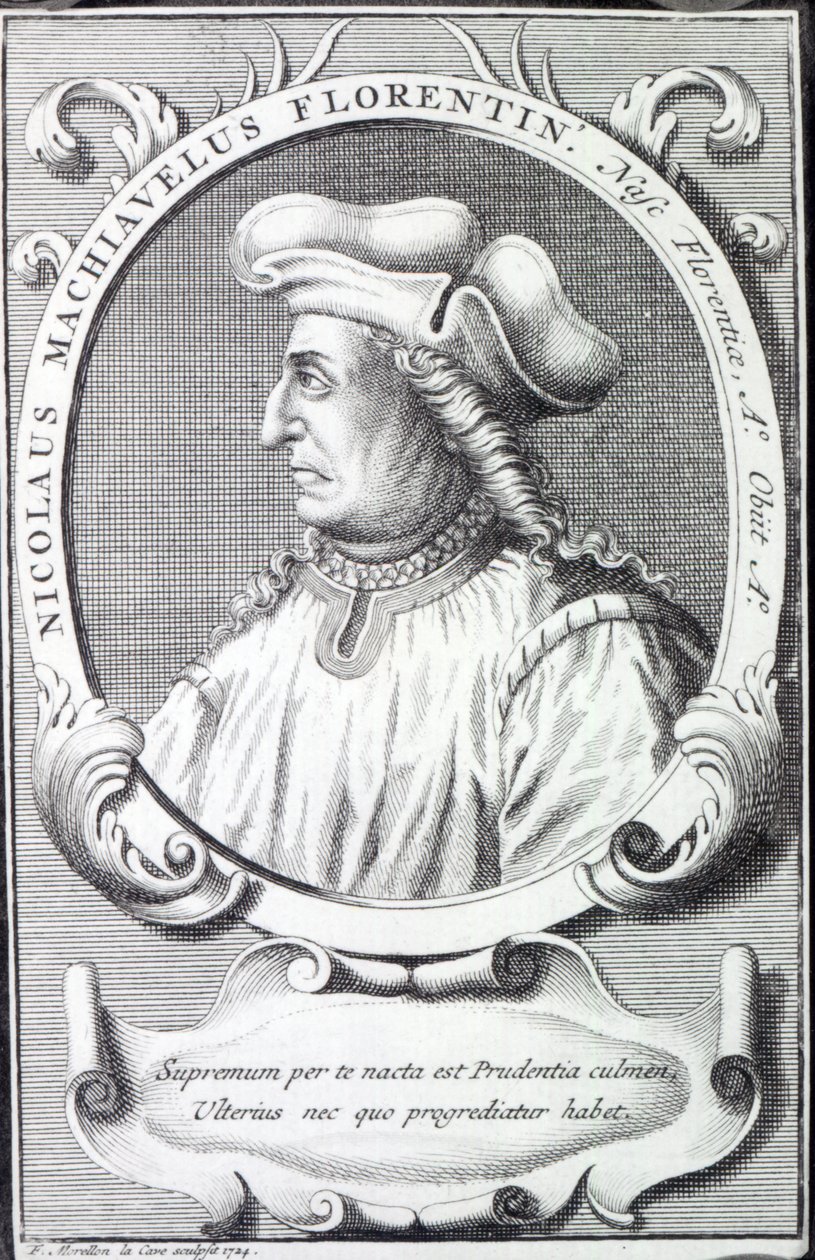 Niccolo Machiavelli, 1724 - Francois Morellon la Cave
