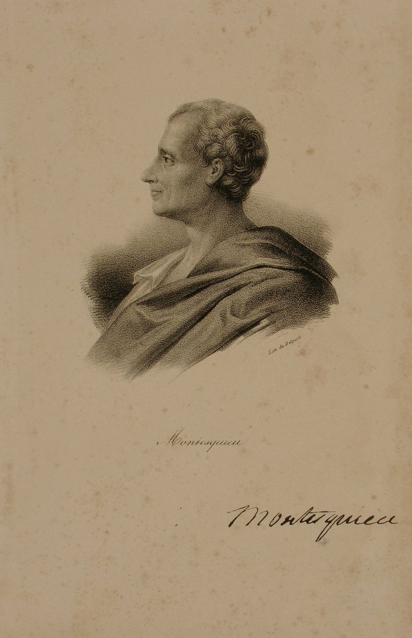 Charles Louis de Secondat, Baron de Montesquieu - Francois Seraphin Delpech