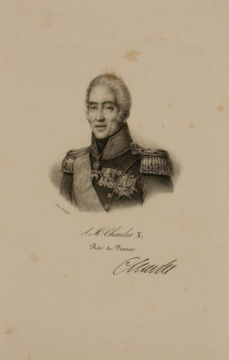 Portrait de Charles X (1757-1836) - Francois Seraphin Delpech