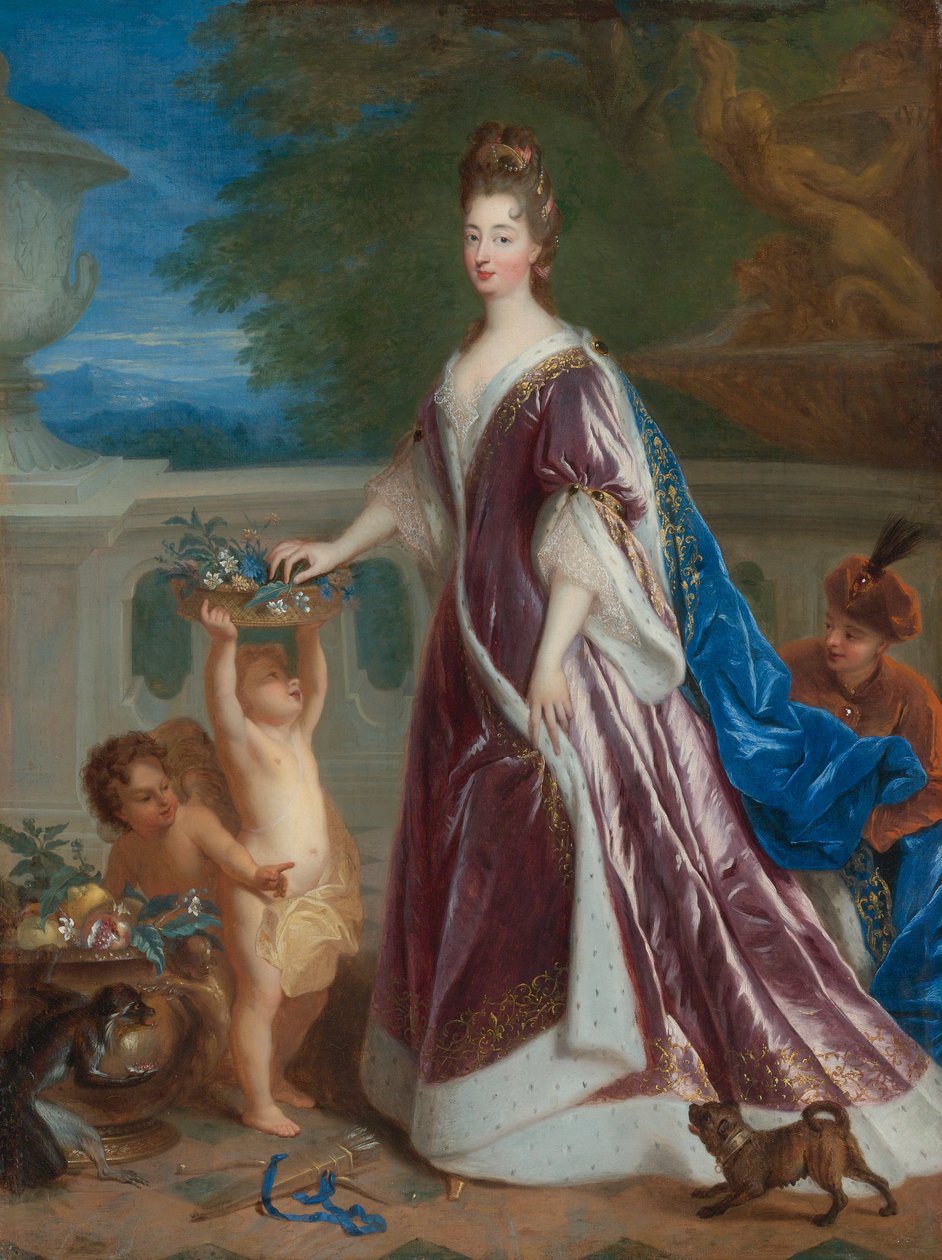 Portrait de Louise Bénédicte de Bourbon-Condé, Duchesse du Maine - Jean François de Troy