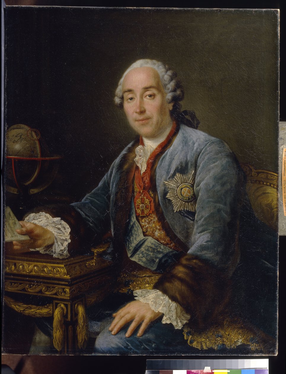 Portrait du prince Dmitriy Mikhailovich Golitsyn, 1762 - Francois Hubert Drouais