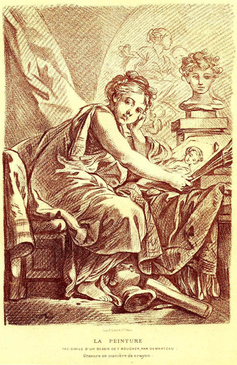 Le tableau - Francois (after) Boucher