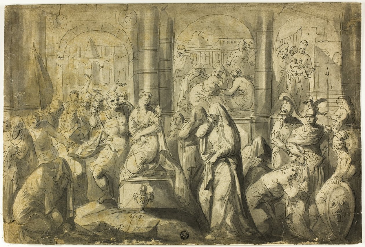 Sacrifice de la fille de Jeptha - Francois Boitard