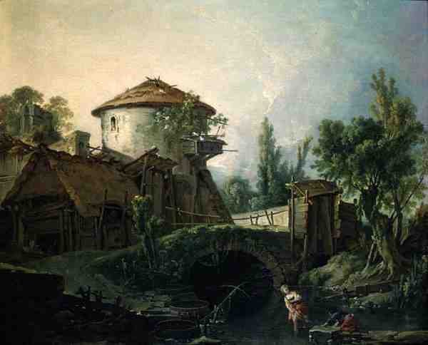 Le Moulin, c.1750 - François Boucher
