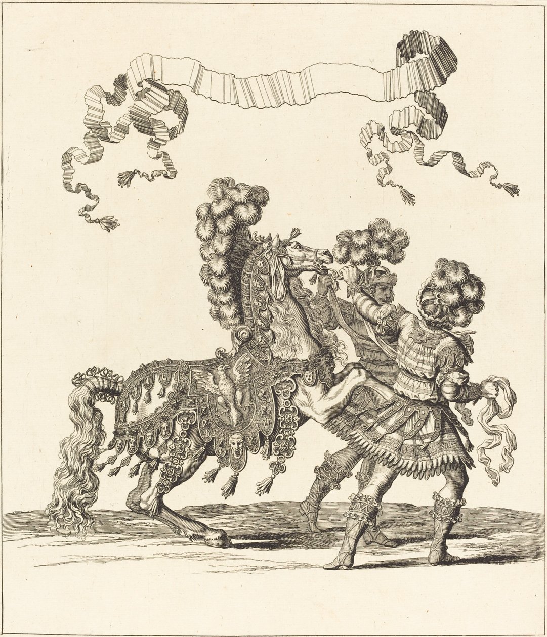 Cheval de Main et Palefreniers Romains - Francois Chauveau