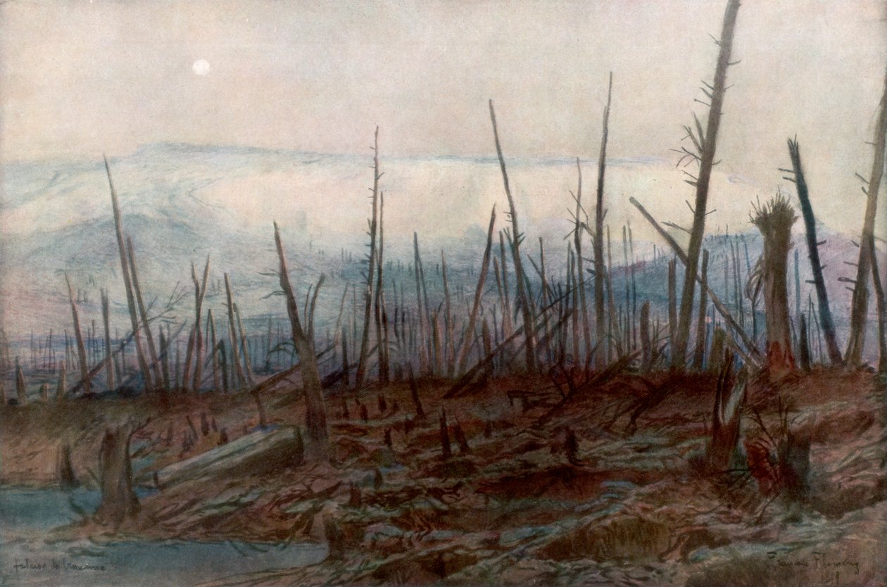 La Falaise de Craonne, vers 1917, 1926 - Francois Flameng