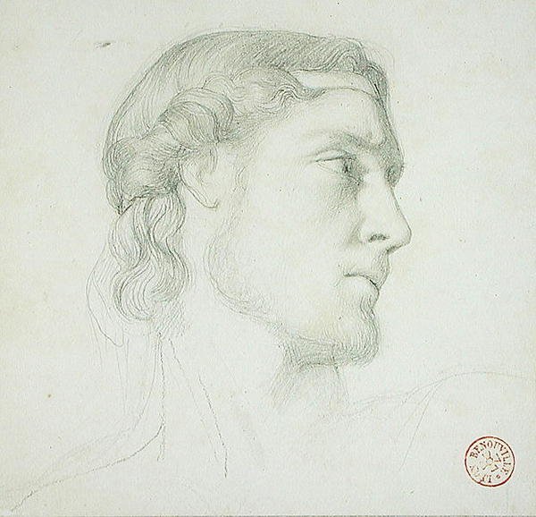 Étude de Tête - Francois Leon Benouville