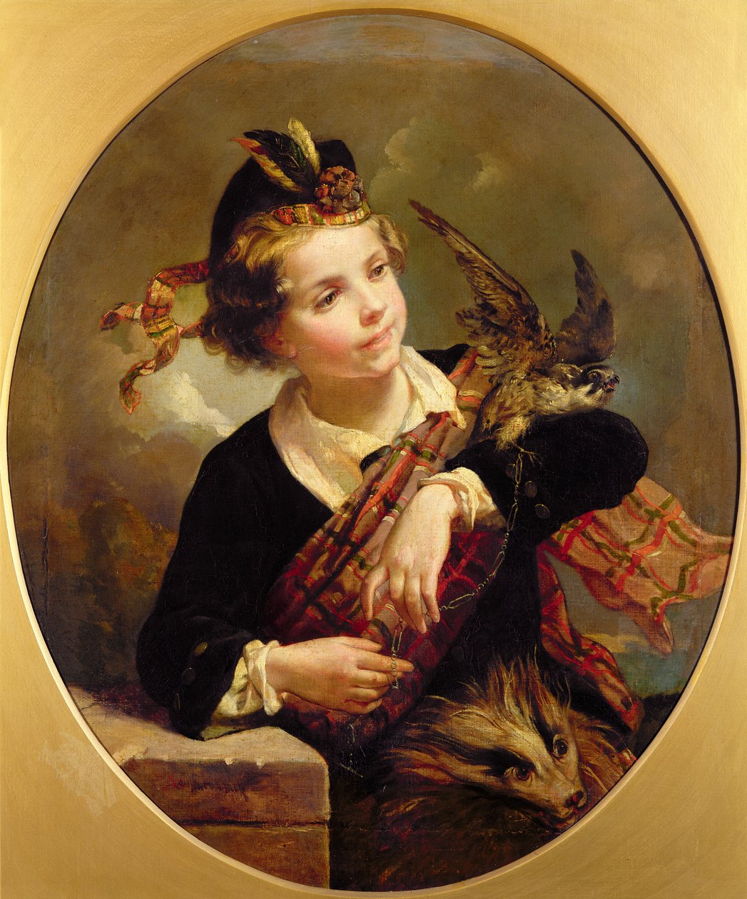 Le faucon - Francois Louis Lanfant de Metz