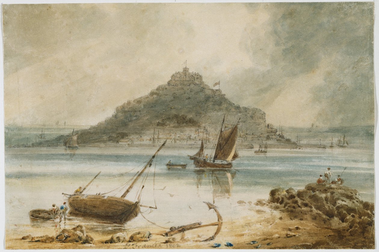 Mont St Michel, 1802 - Francois Louis Thomas Francia