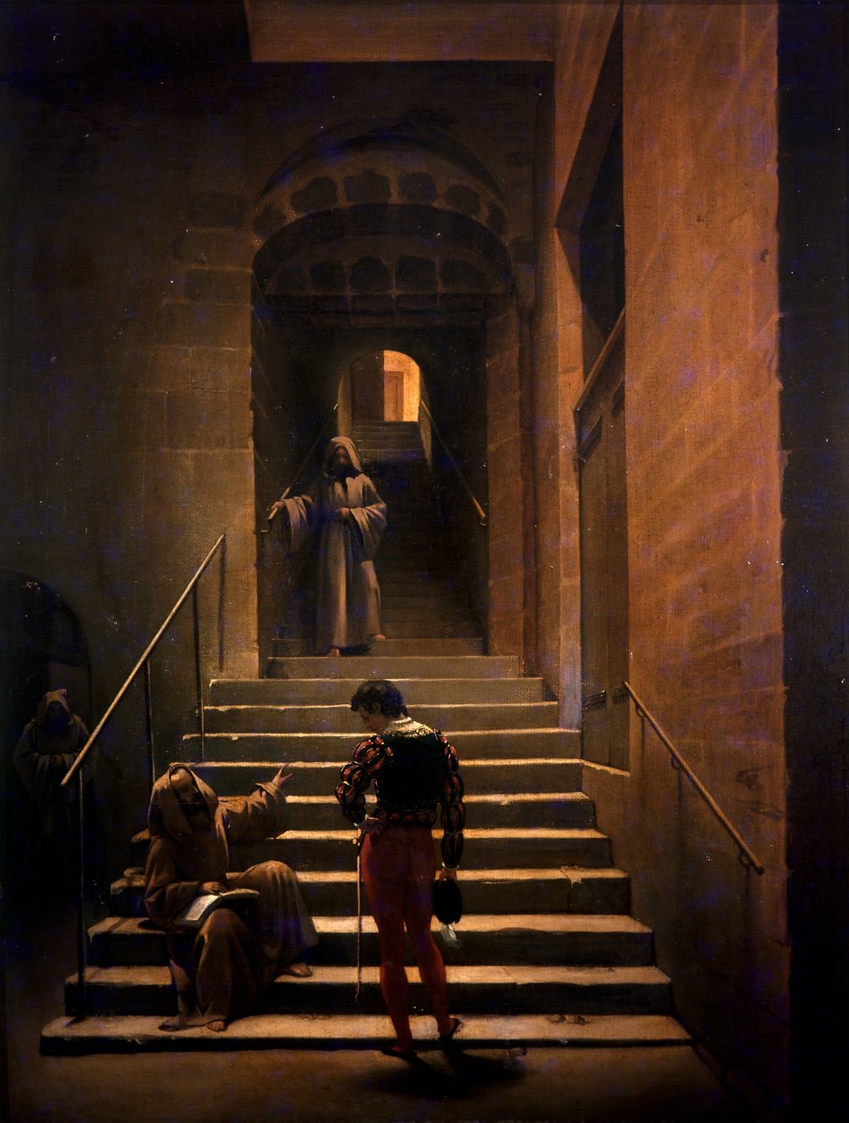 Intérieur de couvent à Rome - Francois Marius Granet