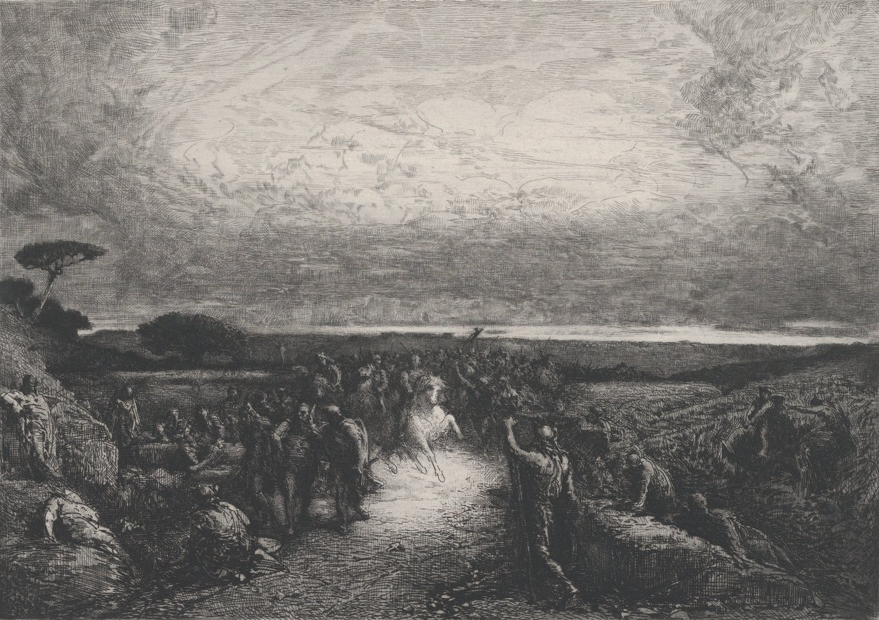 Campagne de Rome - Francois Nicolas Chifflart