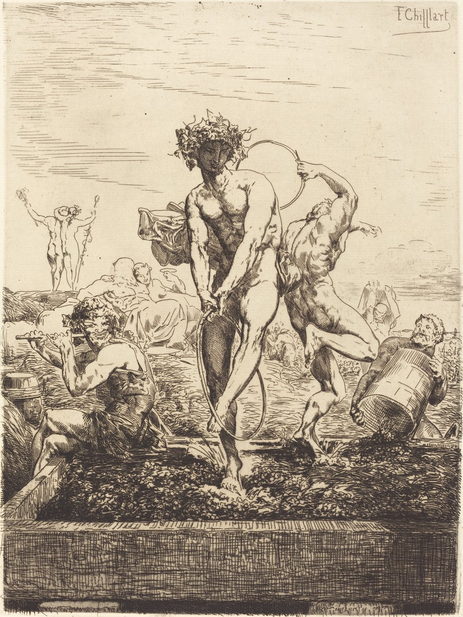 Vendange - Francois Nicolas Chifflart