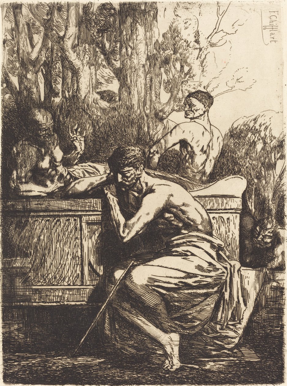 Méditation - Francois Nicolas Chifflart