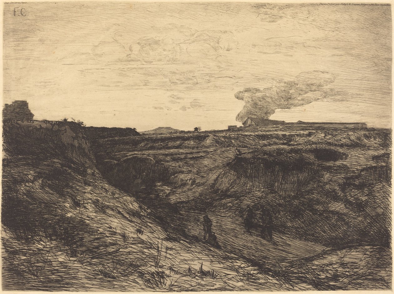 Carrière près de Montmartre - Francois Nicolas Chifflart
